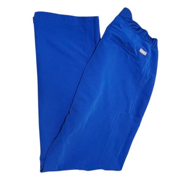 Figs Axim Cargo Scrub Pants XL Royal Blue Technical Collection Pockets - Picture 7 of 9